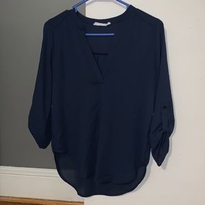 Navy blouse